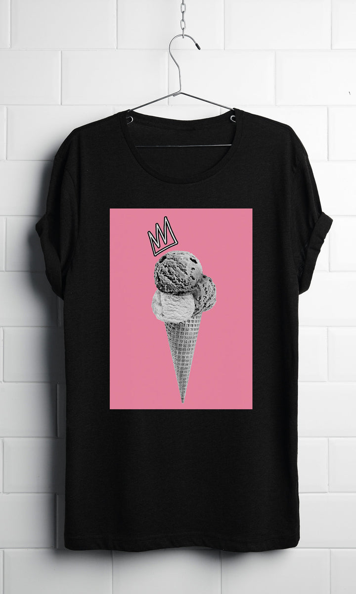 Pink Ice Cream Organic T shirt
