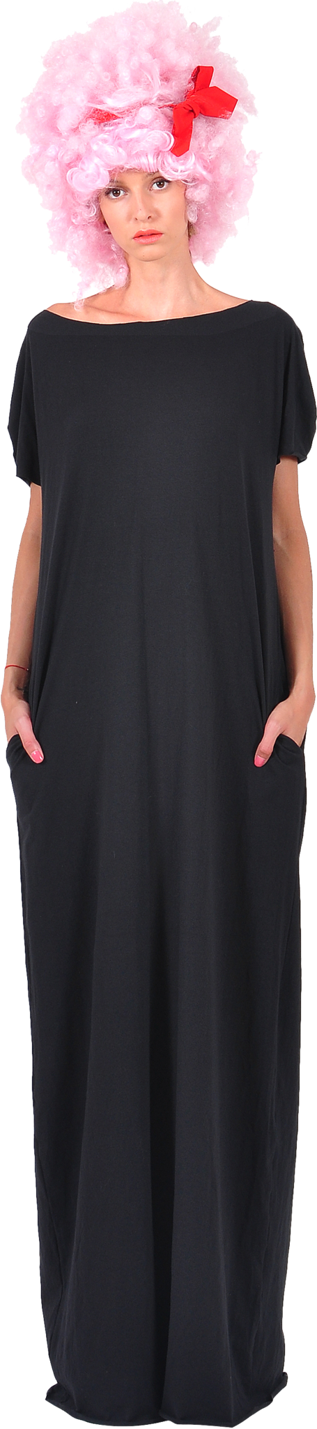 Princely maxi dress in Carchoal Black