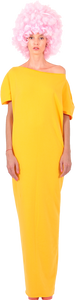 Princely "Sunset Boulevard" maxi dress in Yellow