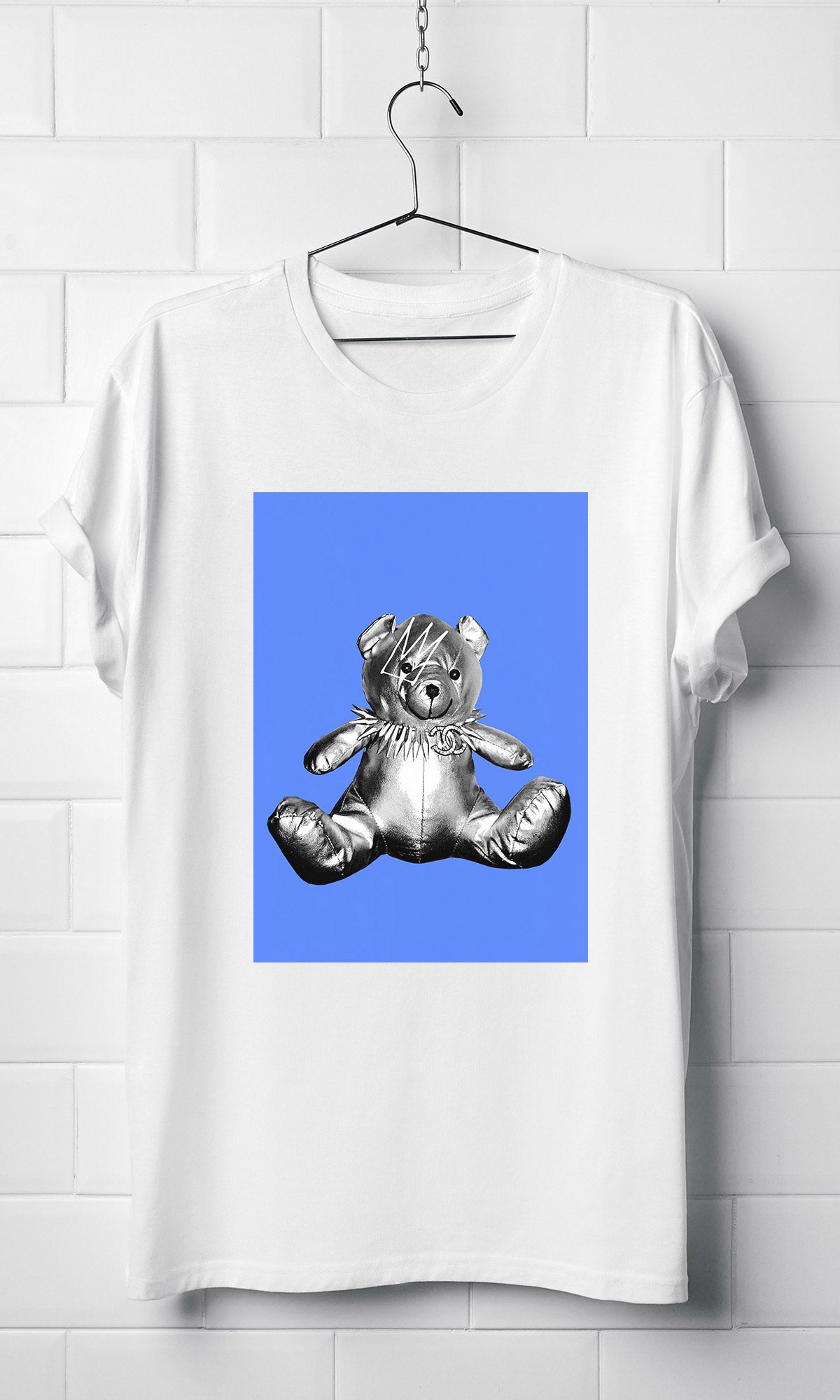 Blue Teddy Gaga - Organic T-shirt