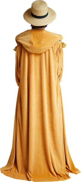 1860s Hood Robe in Gold
