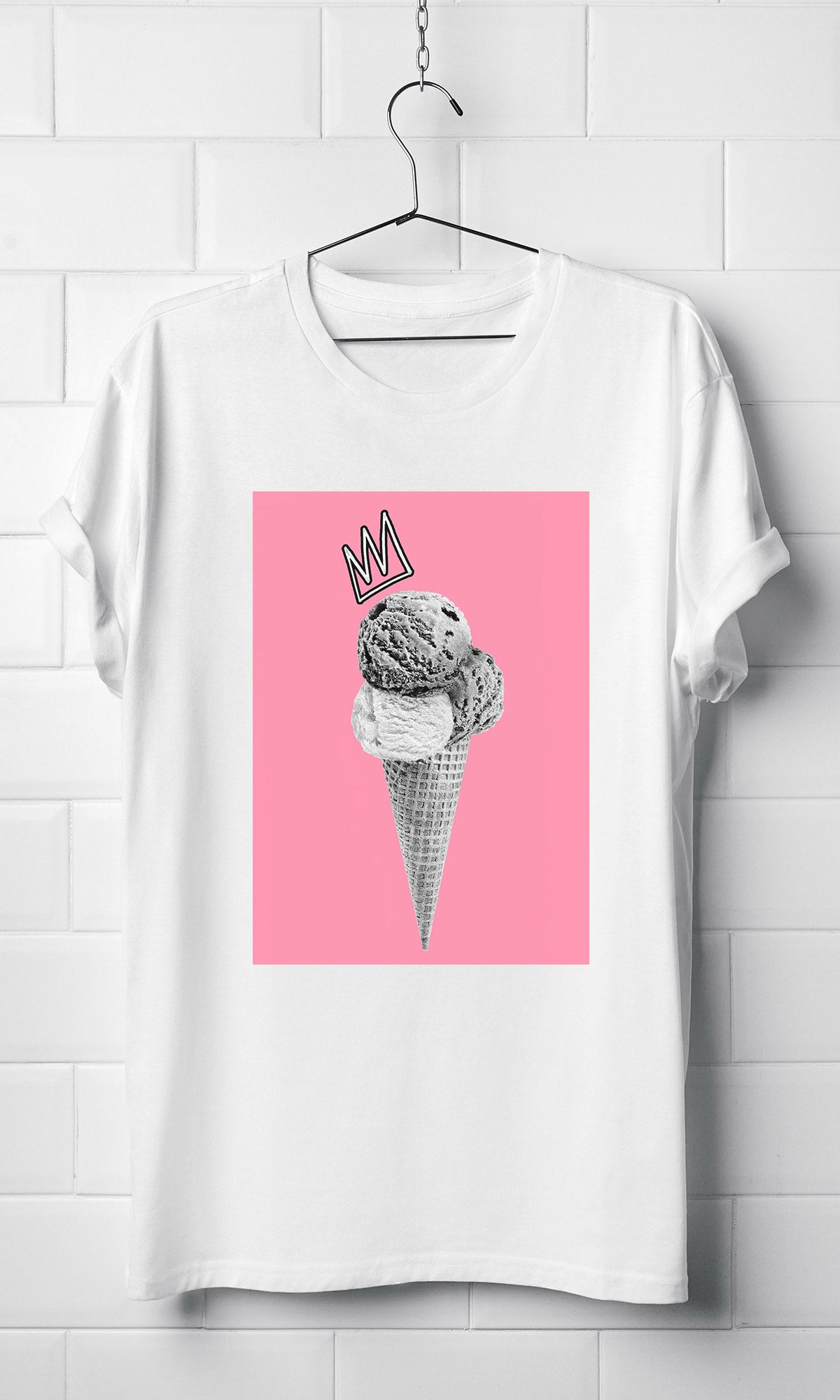 Pink Ice Cream - Organic T-shirt
