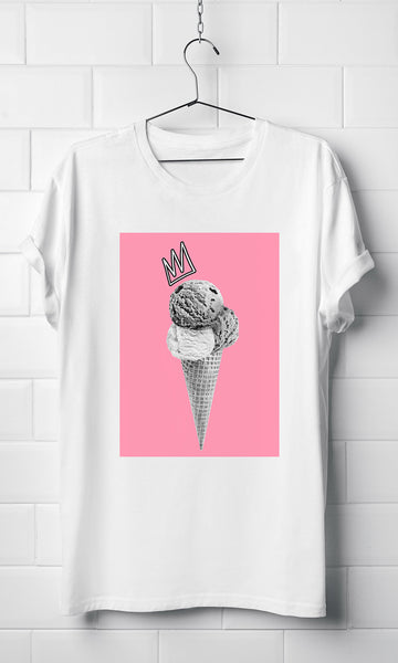 Pink Ice Cream - Organic T-shirt