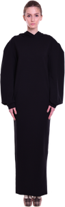 Hooded Princely Maxi Dress
