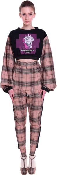 Lined Tartan Attitude Pants