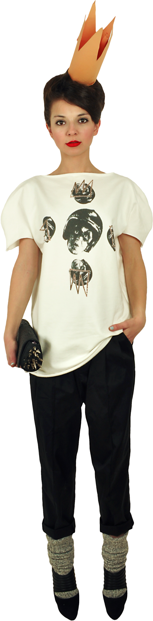 Princely T-Shirt "Crazy Maze" in Milk