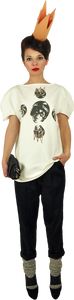 Princely T-Shirt "Crazy Maze" in Milk