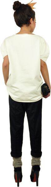 Princely T-Shirt "Crazy Maze" in Milk