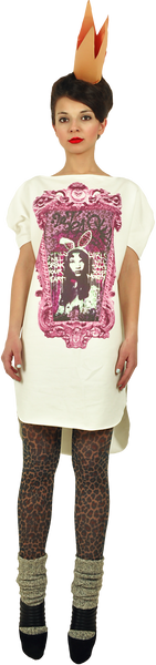 Long Princely T-Shirt "Princess Alice" in Milk