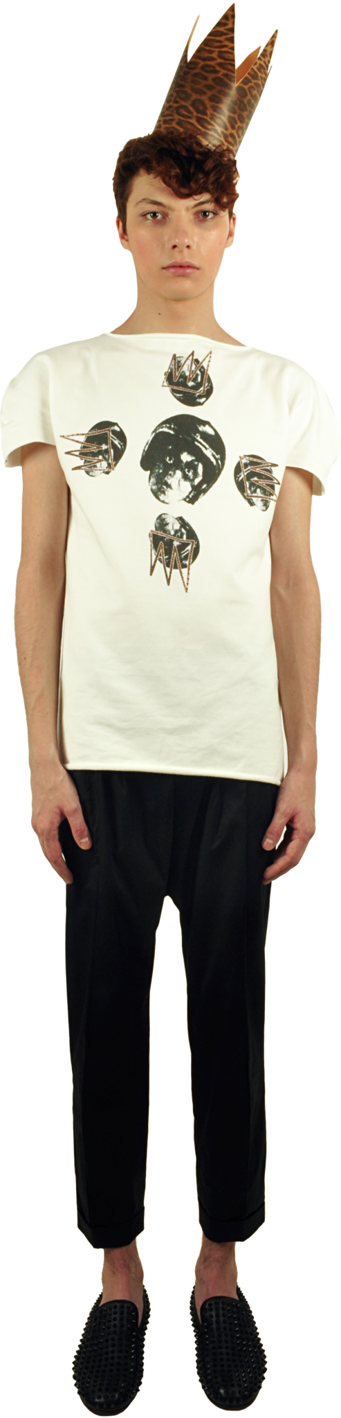 Princely T-Shirt "Crazy Maze" in Milk