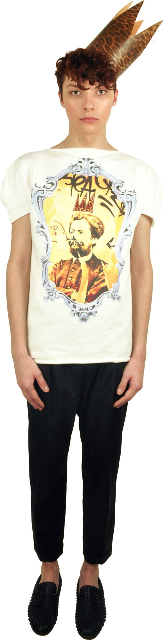 Princely T-Shirt "Le Roi Rasta" in Milk