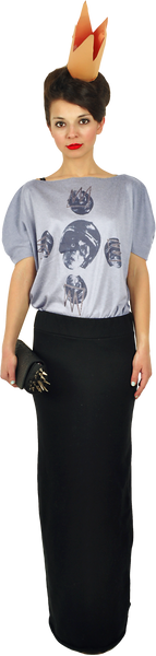 Flawless Mermaid's Skirt in Raven