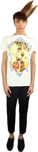 Princely T-Shirt "Le Roi Rasta" in Milk