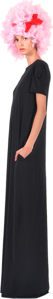 Princely maxi dress in Carchoal Black