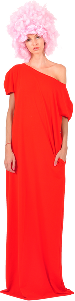 Princely maxi dress in Poppy Red