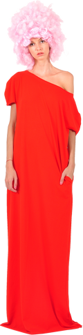 Princely maxi dress in Poppy Red