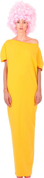 Princely "Sunset Boulevard" maxi dress in Yellow