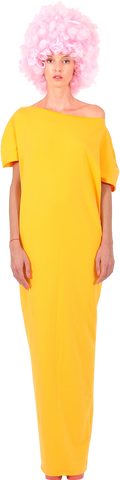 Princely "Sunset Boulevard" maxi dress in Yellow