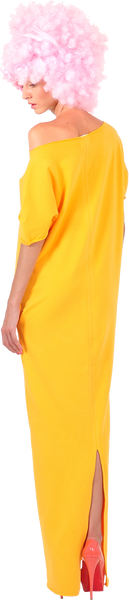 Princely "Sunset Boulevard" maxi dress in Yellow