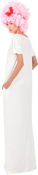 Princely "Royal Lollipop" full-lenght T-shirt in Whip Cream