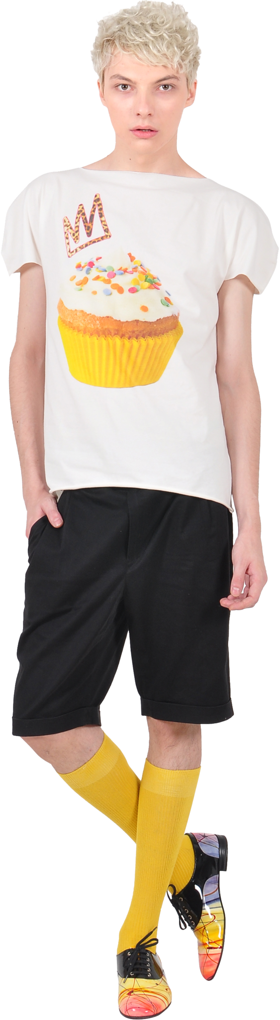 Princely "Royal Cupcake" T-shirt in Whip Cream