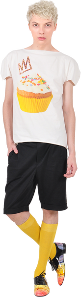 Princely "Royal Cupcake" T-shirt in Whip Cream