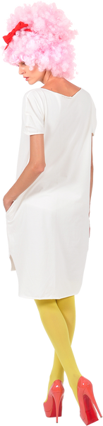 Princely "Royal Lollipop" long T-shirt in Whip Cream