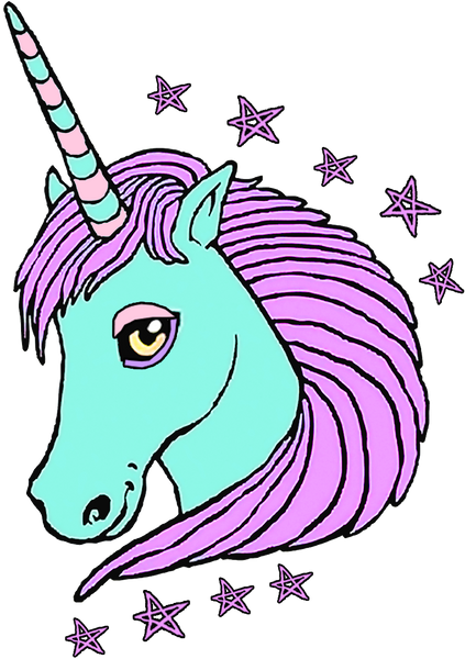 Unicorn drawing mint
