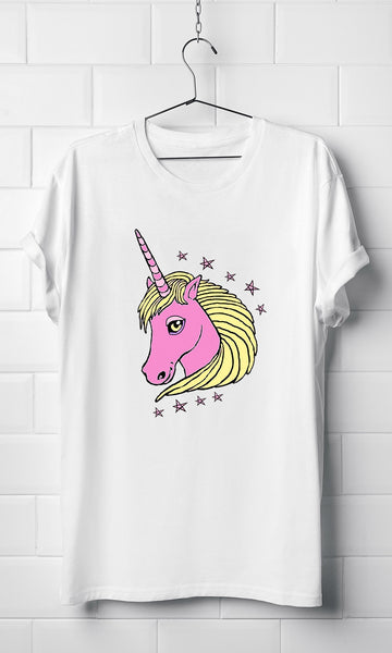 Unicorn drawing pink