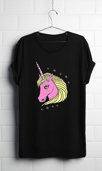 Unicorn drawing pink